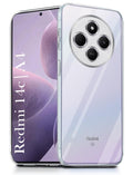 For Redmi A4 5G | Xiaomi Redmi 14C Back Cover ( Silicone Clear Shockproof Case with Camera Protection | Soft and Flexible | Transparent)