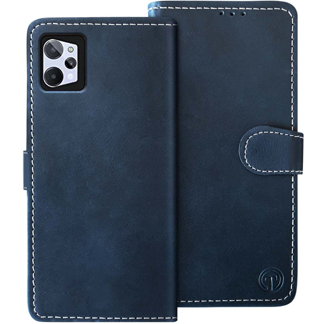 For Realme C31 Flip Cover Case (Fine Leather Finish | Magnetic Closure | Foldable Stand | Slots for Sim-Cards-Pin)