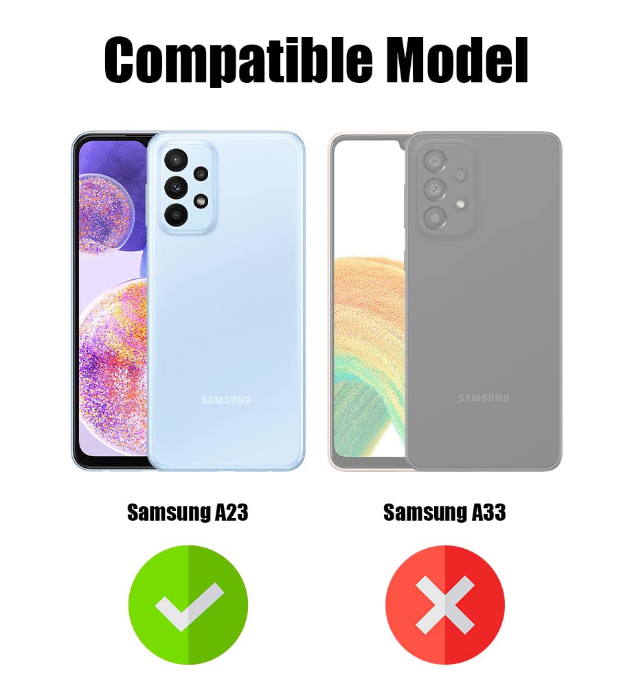 For Samsung Galaxy A23 4G | 5G Back Cover Case (Shockproof Polycarbonate Dual Layer Hybrid Armor)