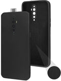 For Oppo Reno2 Z | Reno 2Z | Reno 2F | 2 F Back Cover Case (Matte Finish Silicone with Inside Fiber Cloth)