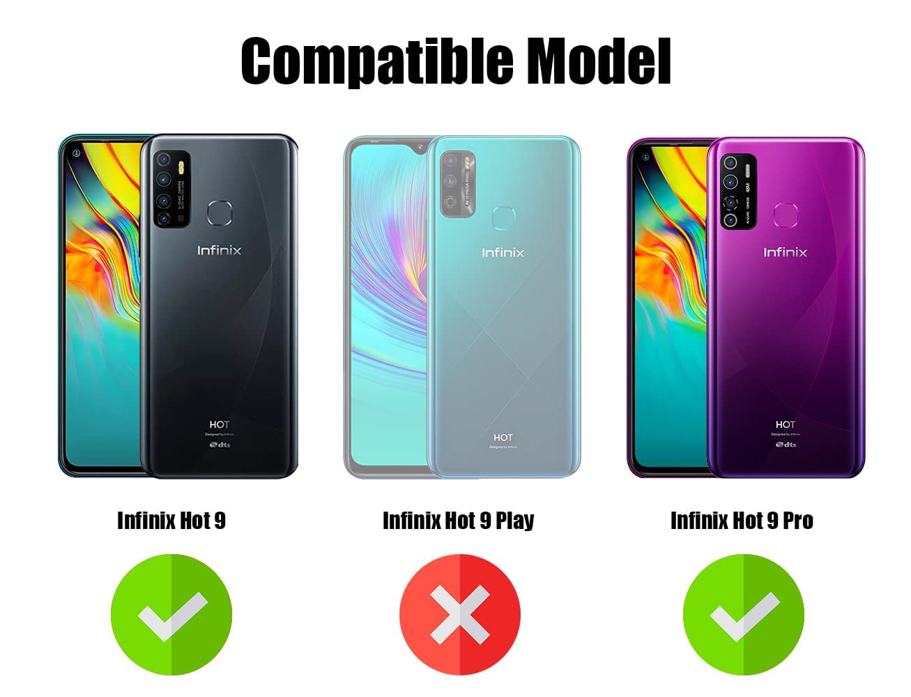 For Infinix Hot 9 | Hot 9 Pro Back Cover Case (Hybrid Dual Armor Polycarbonate)