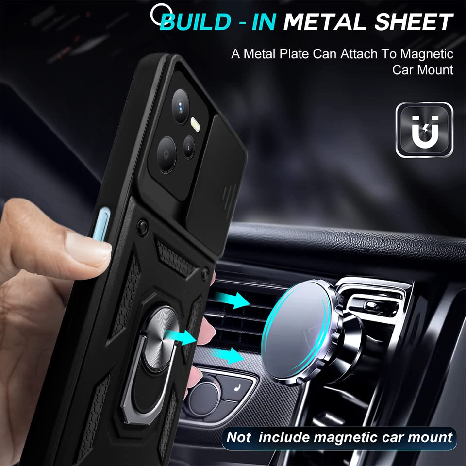 For Realme C35 Back Cover Case (Hybrid Dual Armor Polycarbonate)