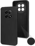 For Realme Narzo 70x 5G Back Cover Case (Matte Finish Silicone with Inside Fiber Cloth)