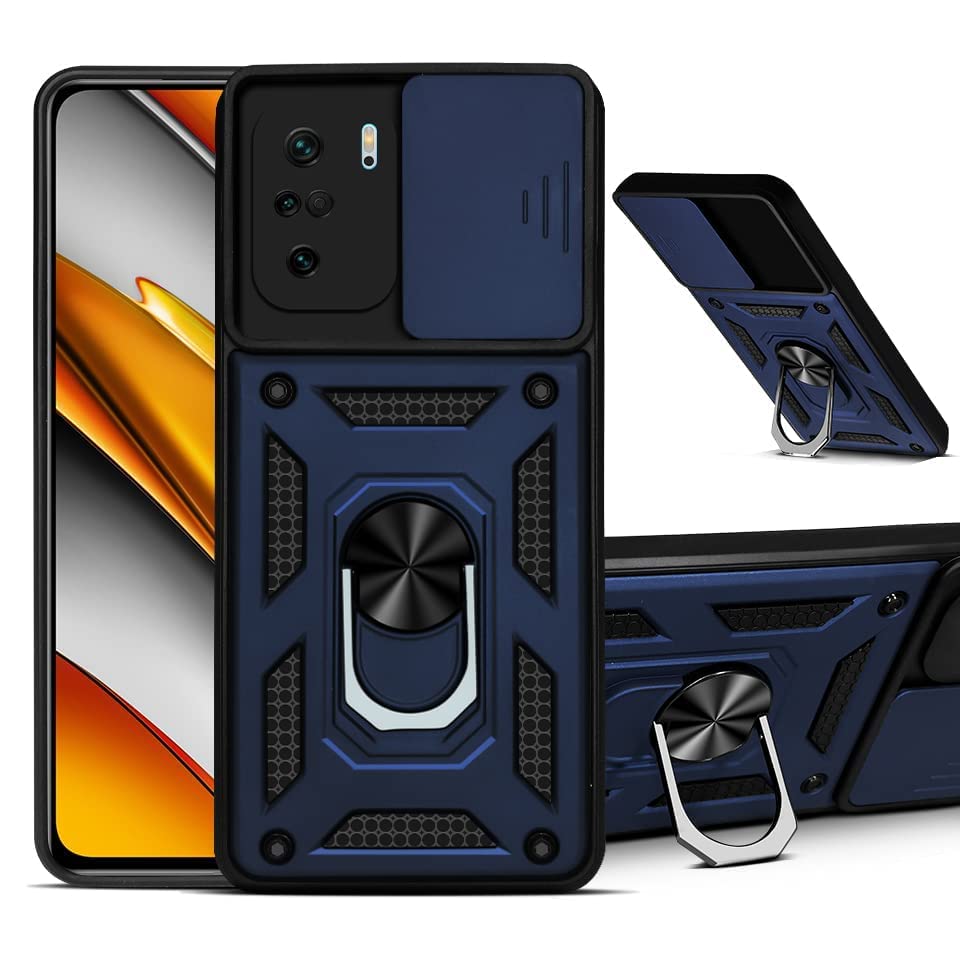 For Xiaomi Poco F3 Back Cover Case (Hybrid Dual Armor Polycarbonate)
