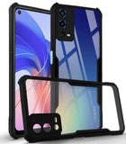 For Samsung Galaxy F42 5G Back Cover Case (Crystal Glass Back | Camera Protection | Shockproof Clears)