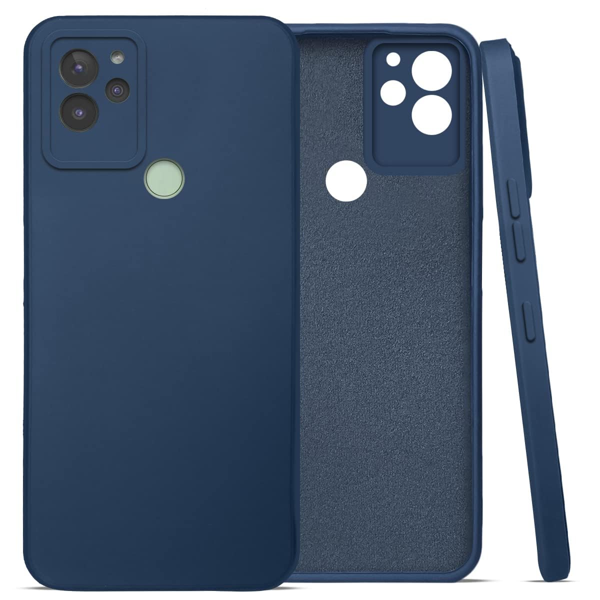 For Lava Blaze Back Cover Case (Matte Silicone with Inside Fiber Cloth)