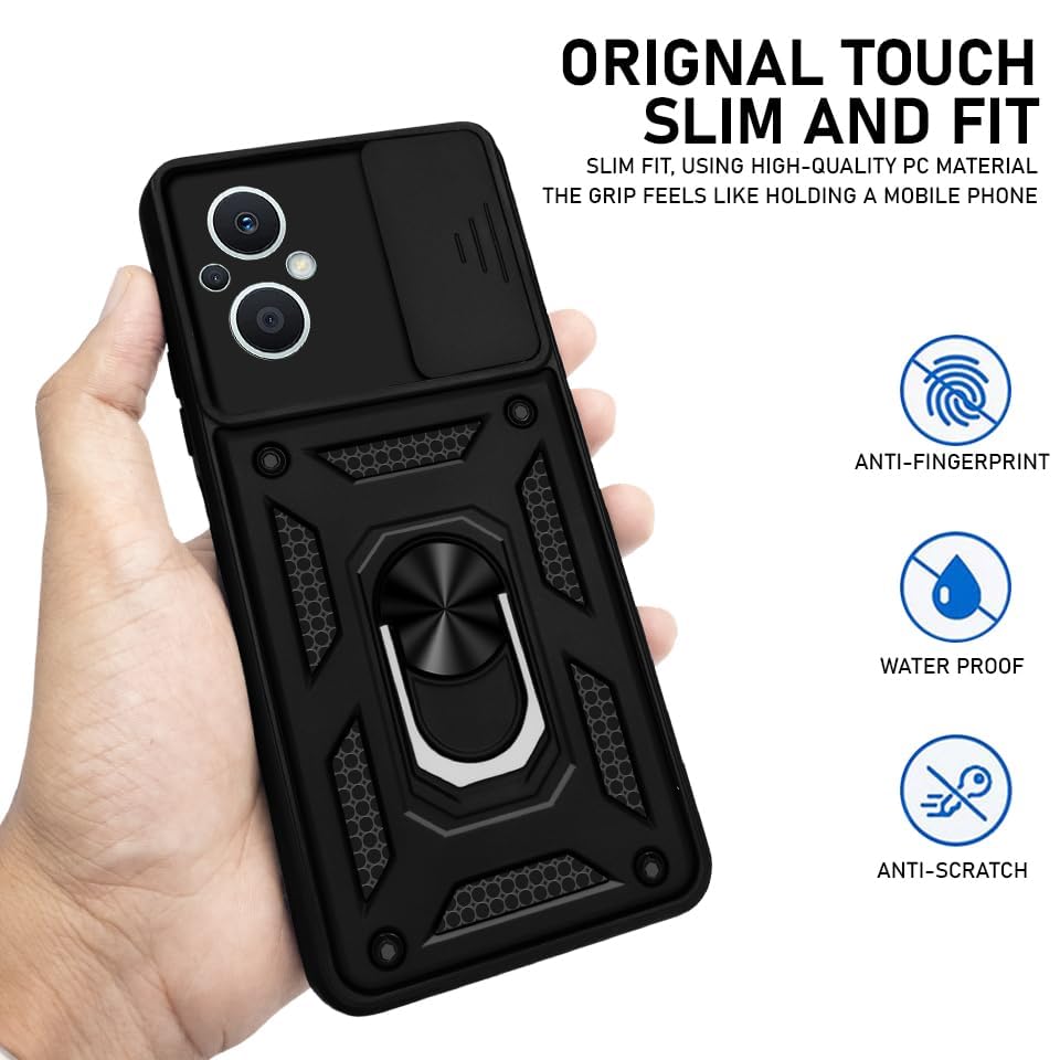 For Oppo F21 Pro 5G Back Cover Case(Hybrid Dual Armor Polycarbonate)