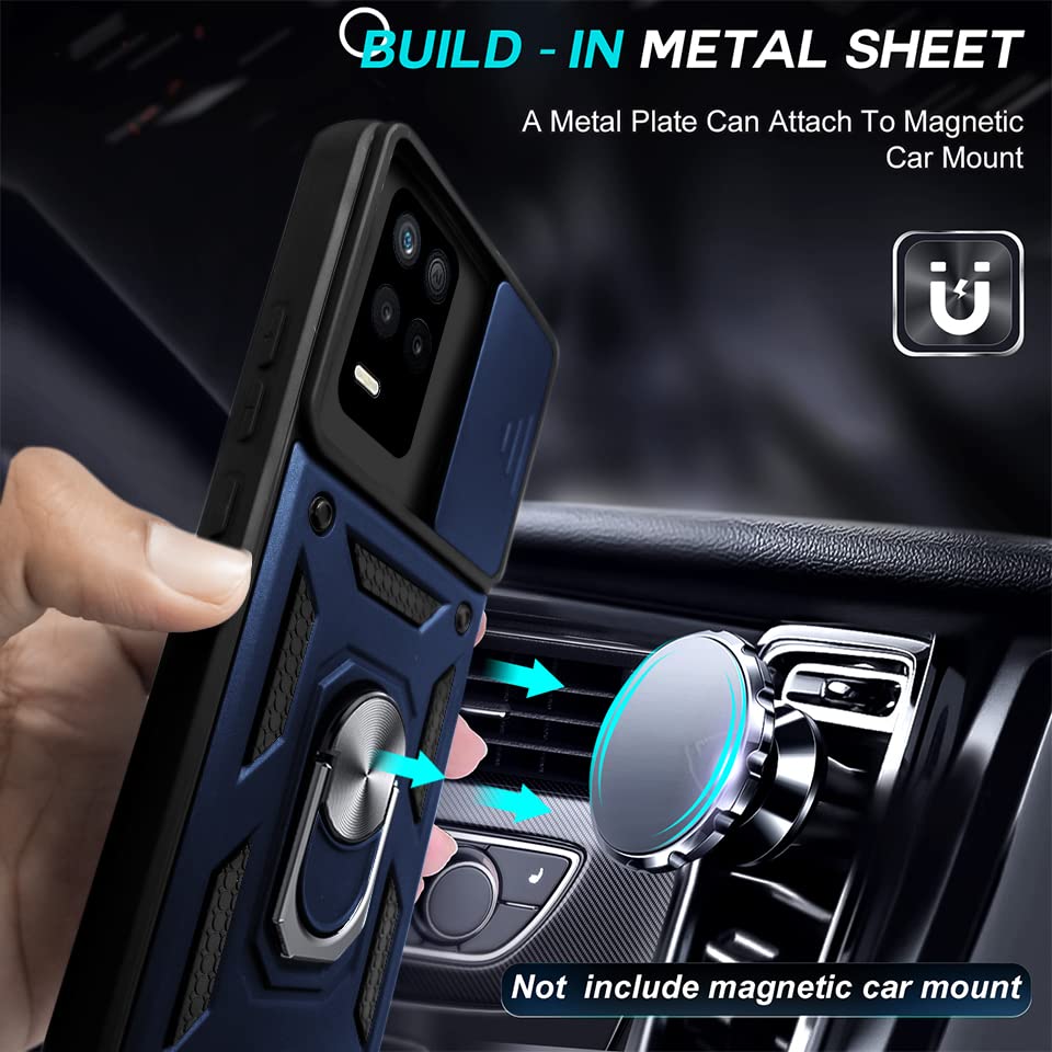 For Realme 8s 5G Back Cover Case (Hybrid Dual Armor Polycarbonate)
