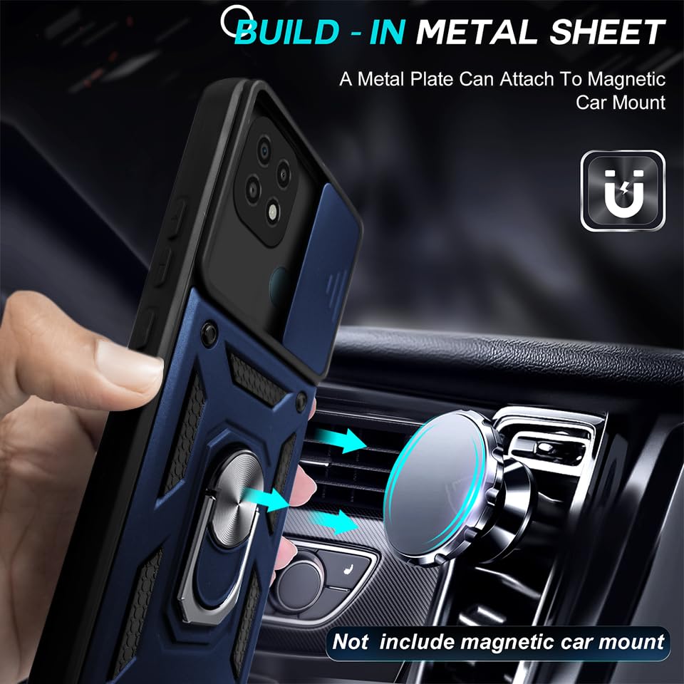 For Realme C21 Back Cover Case (Hybrid Dual Armor Polycarbonate)
