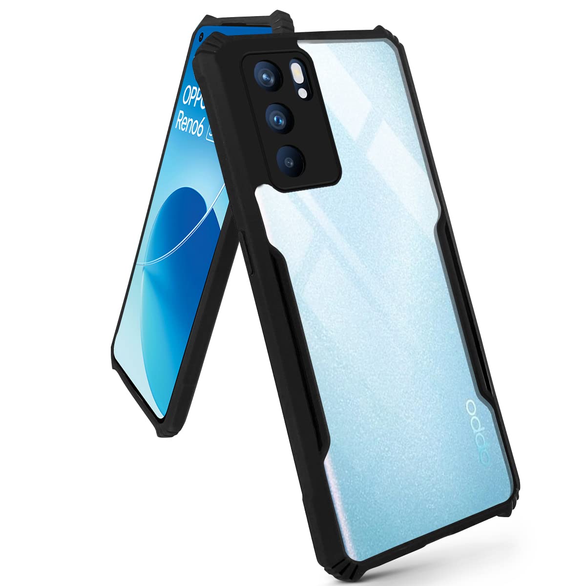 SEAHAI Cover per Oppo Reno 6 5G (Reno6 5G), Glassato Traslucido Dura PC Protettiva Custodia Silicone TPU Bumper Antiurto AntiGraffio Case con 360° Anello Supporto, Army Green SEAHAI Cover per Oppo Reno 6 5G (Reno6 5G), Glassato Traslucido Dura PC Protettiva Custodia Silicone TPU Bumper Antiurto AntiGraffio Case con 360° Anello Supporto, Army Green