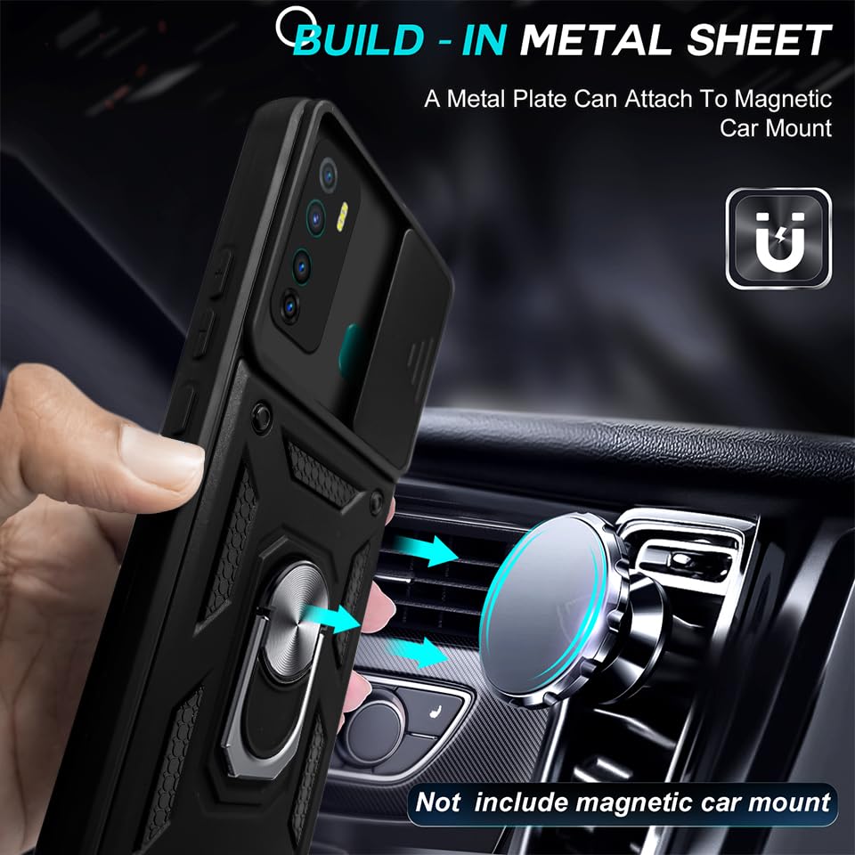 For Infinix Hot 9 | Hot 9 Pro Back Cover Case (Hybrid Dual Armor Polycarbonate)