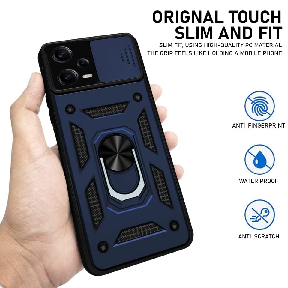For Xiaomi Redmi Note 12 Pro 5G Back Cover (Hybrid Dual Armor | Polycarbonate)