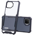 For Oppo F17 Back Cover Case (Shockproof with Polycarbonate Clear Panel)