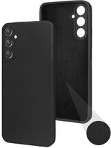 For Samsung Galaxy A24 Back Cover Case (Matte Finish Silicone with Inside Fiber Cloth)