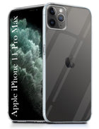 For Apple iPhone 11 Pro Max Back Cover( Silicone Clear Shockproof Case with Camera Protection | Soft and Flexible | Transparent)