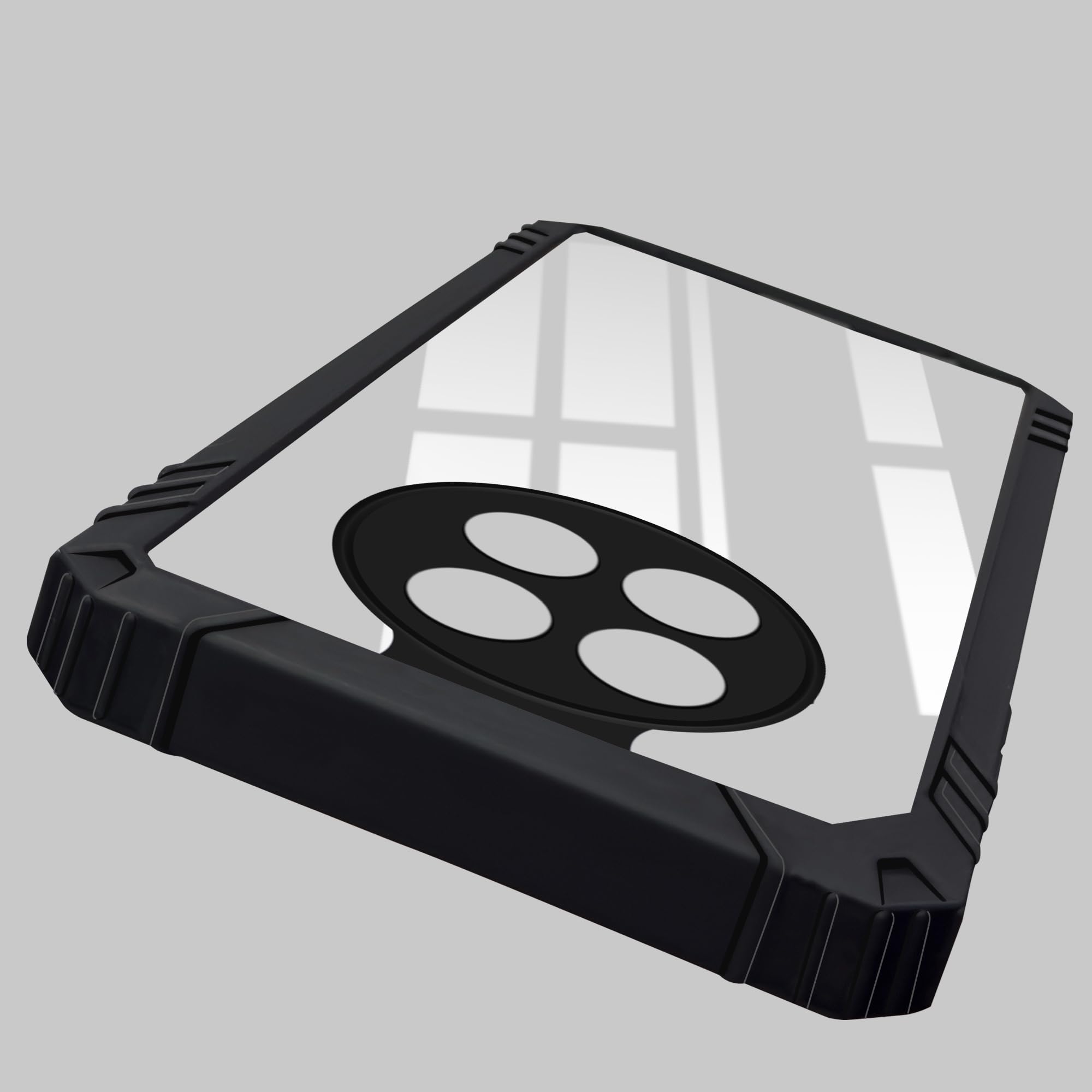 For Realme C65 5G Back Cover Case (Ultimate Shockproof Bumpers | Anti Yellow | Rugged Armor | Hybrid PC | Black )