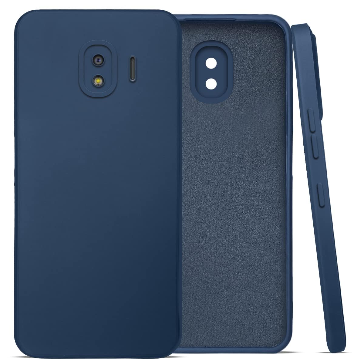 For Samsung Galaxy J2 2018 Back Cover Case (Matte Finish Silicone with Inside Fiber Cloth)