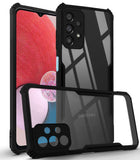 For Samsung Galaxy A13 4G Back Cover Case (Shockproof with Polycarbonate Clear Panel)