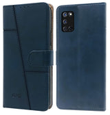 For Oppo A52 Flip Cover Case ( Stitched Leather with Magnetic Closure)