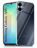 For Samsung Galaxy A06 Back Cover (Silicone Clear Shockproof Case with Camera Protection | Soft and Flexible | Transparent)