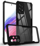 For Samsung Galaxy A53 5G Back Cover Case (Shockproof with Polycarbonate Clear Panel)
