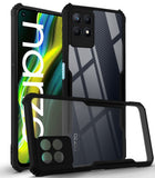 For Realme Narzo 50 Back Cover Case (Shockproof with Polycarbonate Clear Panel)