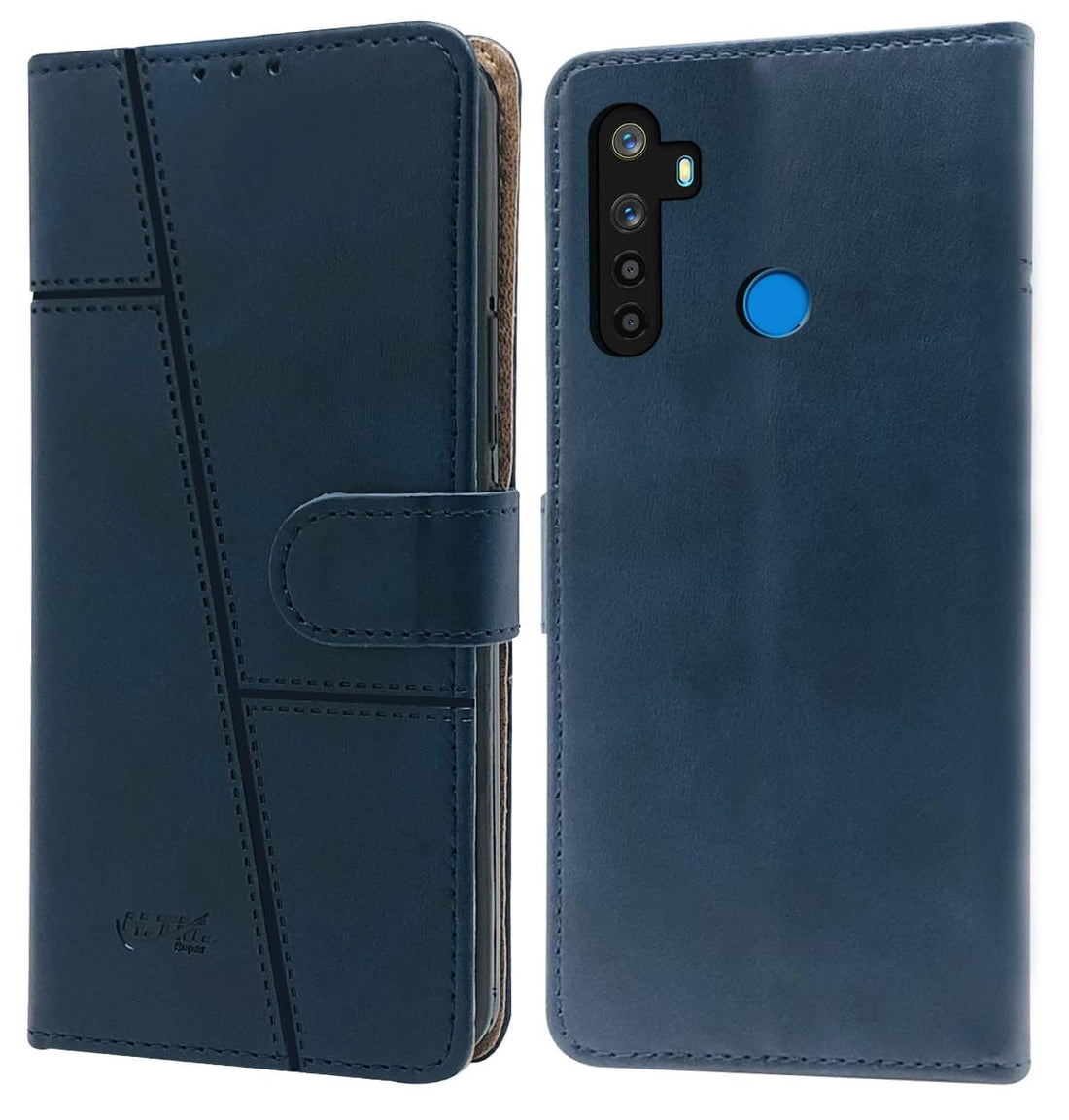 for Realme 5 | 5s | 5i Flip Cover Case (Stitched with Magnetic Closure | )