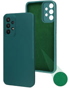 For Samsung Galaxy A33 5G Back Cover Case (Matte Finish Silicone with Inside Fiber Cloth)