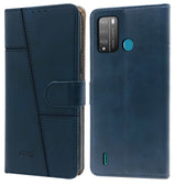 For Tecno Pop 5X Flip Cover Case (Stitched Leather Finish | Magnetic Closure | Inner TPU | Foldable Stand | Wallet Card Slots)