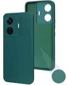 For Vivo T1 Pro 5G  Back Cover Case (Inside Fiber Cloth | Smooth Matte Finish | Elegant Professional Look)