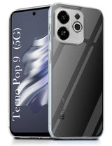 For Tecno Pop 9 5G | Tecno Spark 30C 5G  Back Cover (Silicone Clear Shockproof Case with Camera Protection | Soft and Flexible | Transparent)
