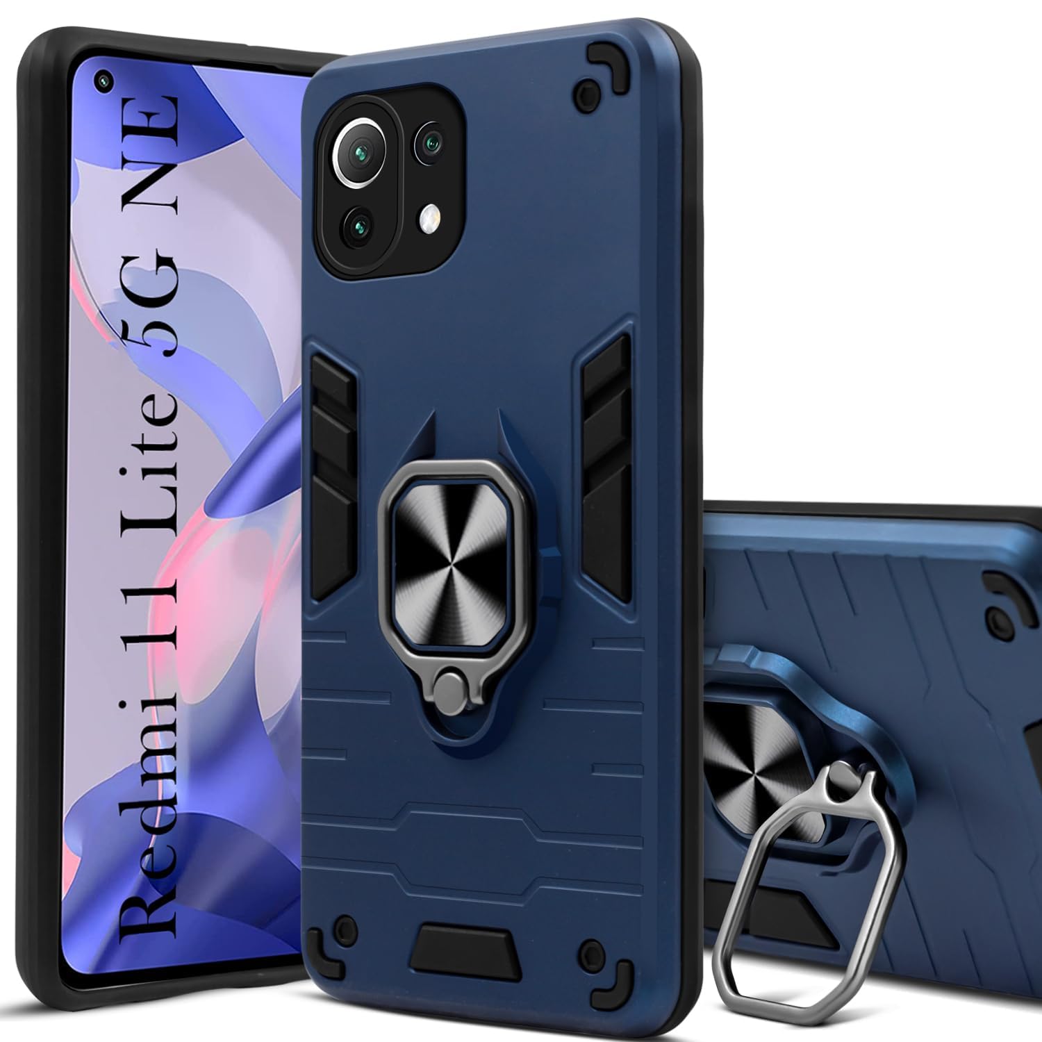 For Xiaomi 11 Lite 5G NE Back Cover Case (Shockproof Hybrid Armor)