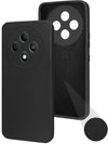 Back Cover Case for Oppo Reno 12F (Matte Finish Silicone with Inside Fiber Cloth)