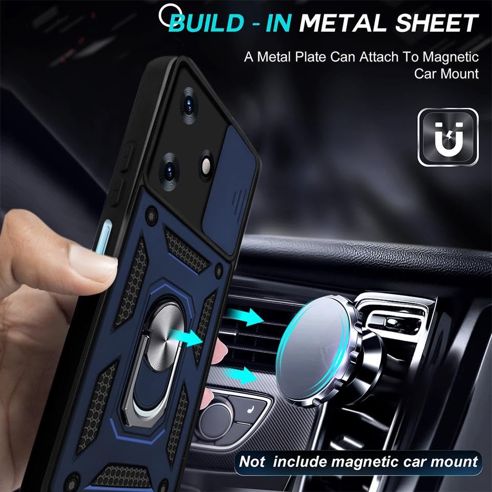 For Tecno Spark 10 | Tecno Spark 10C Back Cover Case (Hybrid Dual Armor Polycarbonate)