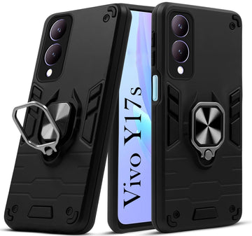 For Vivo Y17s Back Cover Case (Shockproof Polycarbonate Dual Layer Hybrid Armor)