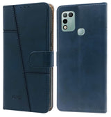 For Infinix Smart 5 Flip Cover Case ( Stitched Leather with Magnetic Closure)