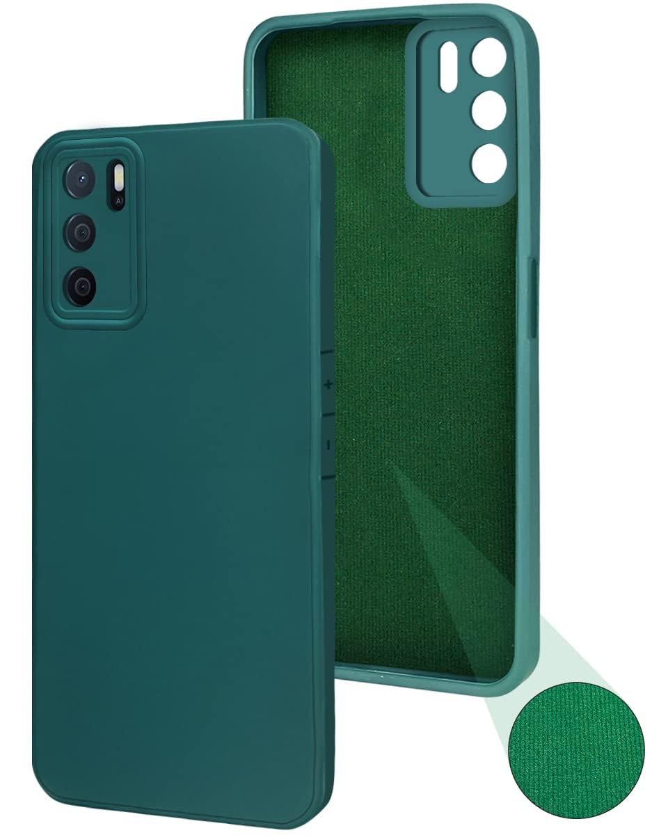 For Oppo A16 Back Cover Case (Inside Fiber Cloth | Smooth Matte Finish | Professional Look)