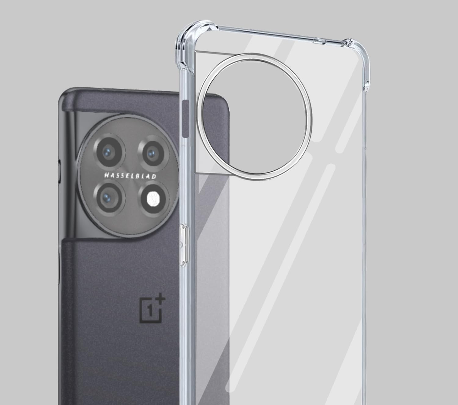 For OnePlus 11R Back Cover ( Shockproof Crystal Clear Case | Drop & Camera Protection | Hard Polycarbonate)