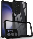 For Samsung Galaxy S23 Ultra Back Case Cover (Armor Case | Carbon Fiber | Soft | Flexible)