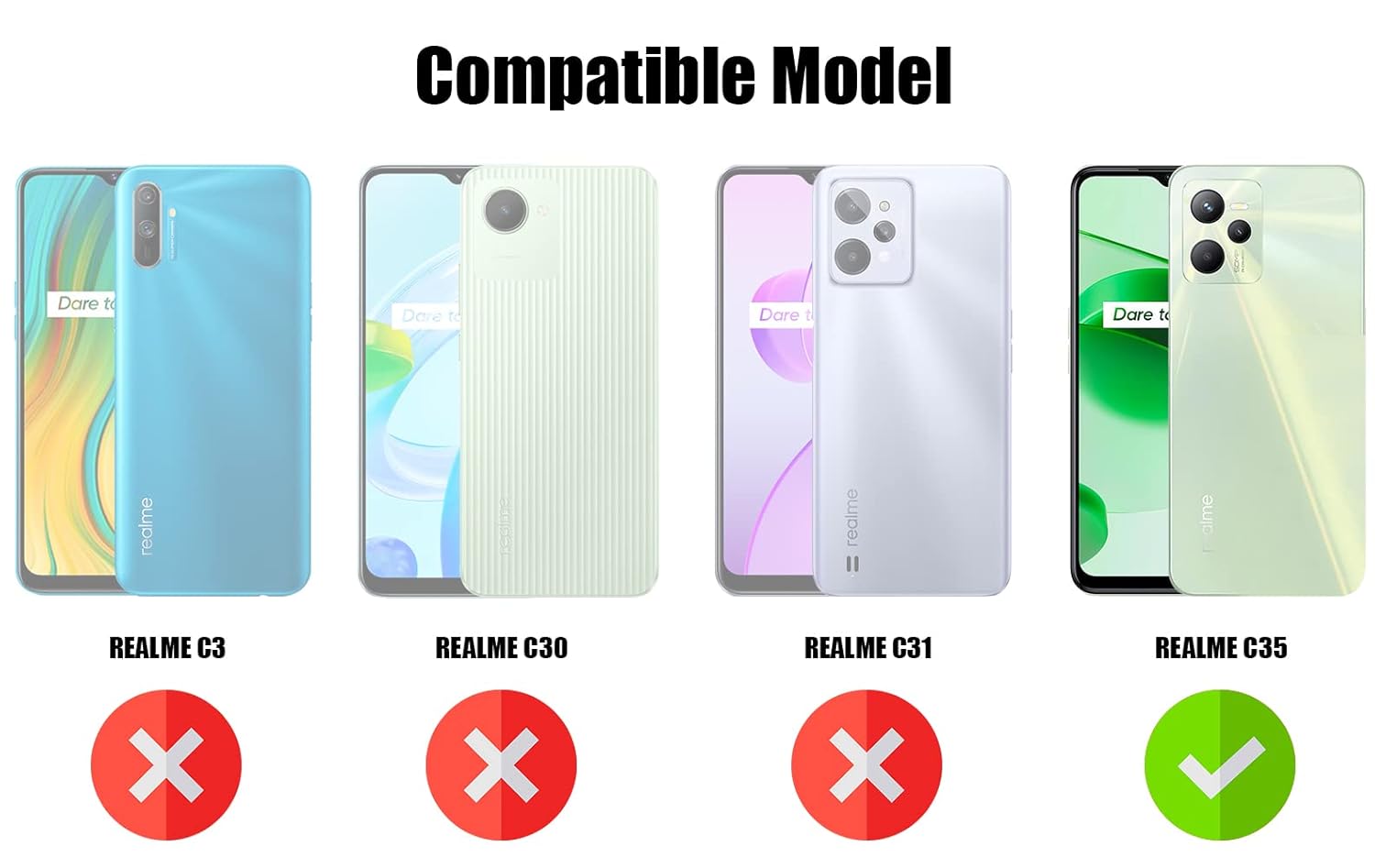 For Realme C35 Back Cover Case (Dual Layer Hybrid Armor | Ring Holder & Kickstand in-Built | 360 Degree Shockproof)