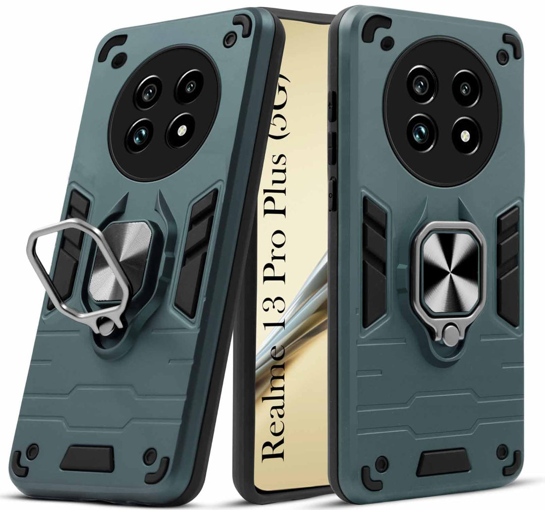 For Realme 13 Pro |Realme 13 Pro Plus 5G Back Cover Case (Shockproof Polycarbonate Dual Layer Hybrid Armor)
