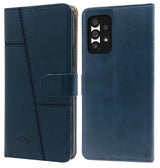 For Samsung Galaxy A73 5G Flip Cover Case (Stitched Leather Finish | Magnetic Closure | Inner TPU | Foldable Stand | Wallet Card Slots)
