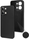 For Vivo iQOO Z11 Lite Back Cover Case (Matte Finish Silicone with Inside Fiber cloth)