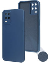 For Realme Narzo 30 5G Back Cover Case (Matte Finish Silicone with Inside Fiber Cloth)