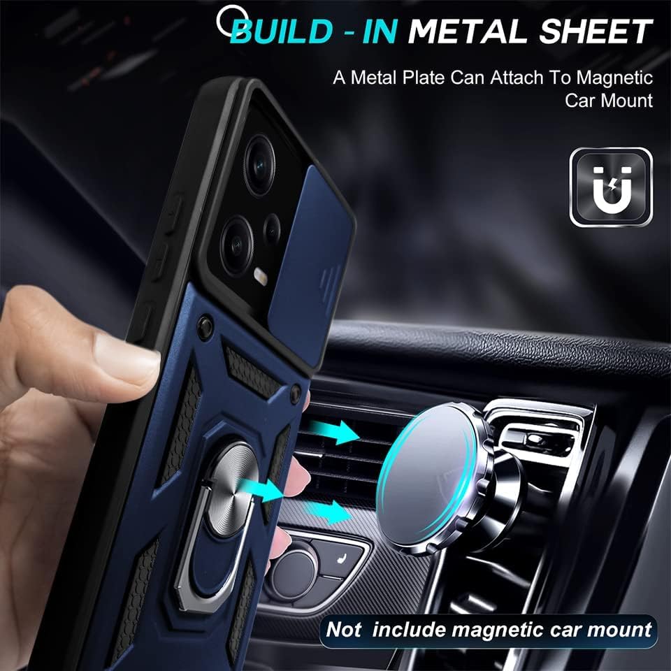 For Xiaomi Redmi Note 12 Pro 5G Back Cover (Hybrid Dual Armor | Polycarbonate)