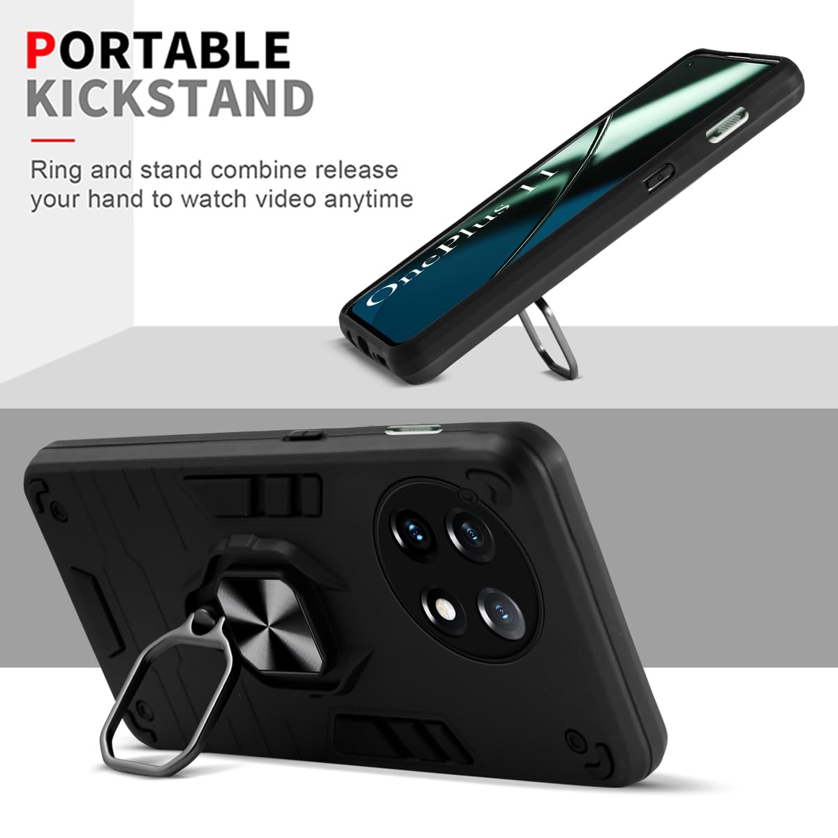 GOKEN Cover per OnePlus 11, TPU Silicone Galvanotecnica GOKEN Cover per OnePlus 11, TPU Silicone Galvanotecnica