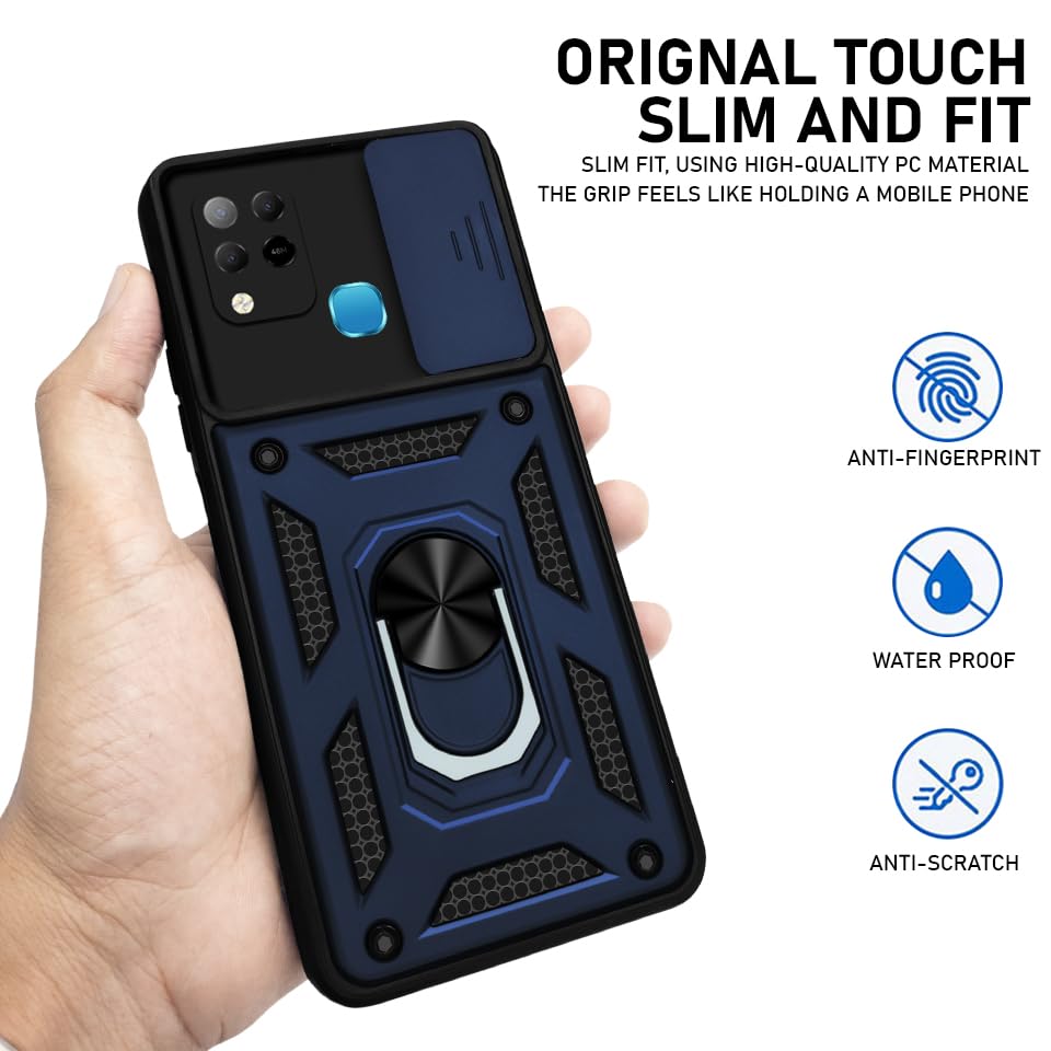 For Infinix Hot 10s Back Cover Case (Hybrid Polycarbonate)