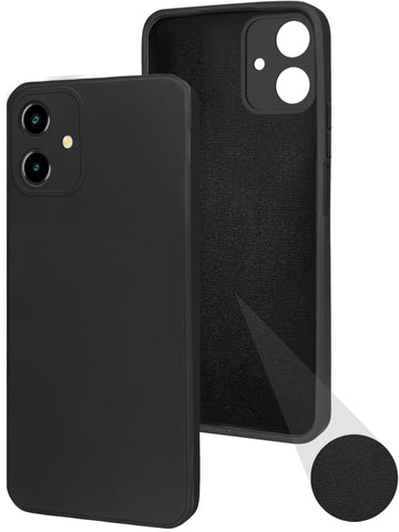 For Lava Yuva 2 Back Cover Case (Matte Finish Silicone with Inside Fiber Cloth)