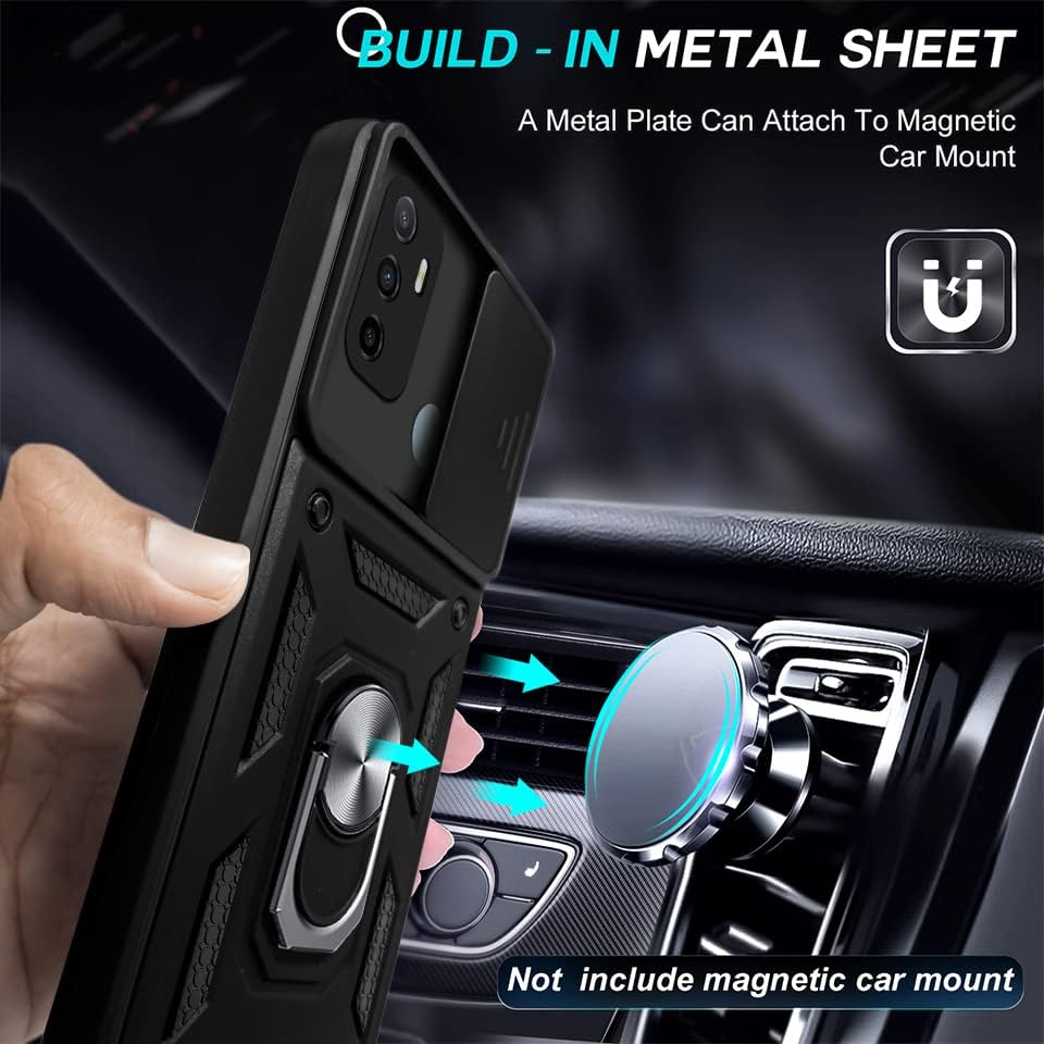 For Oppo A32 Back Cover Case(Hybrid Dual Armor Polycarbonate)