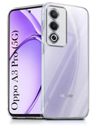 For Oppo A3 Pro 5G Back Cover Case (Textured Grip Design | Camera Protetion | Slim and Light Weight | Soft Touch and Feel)